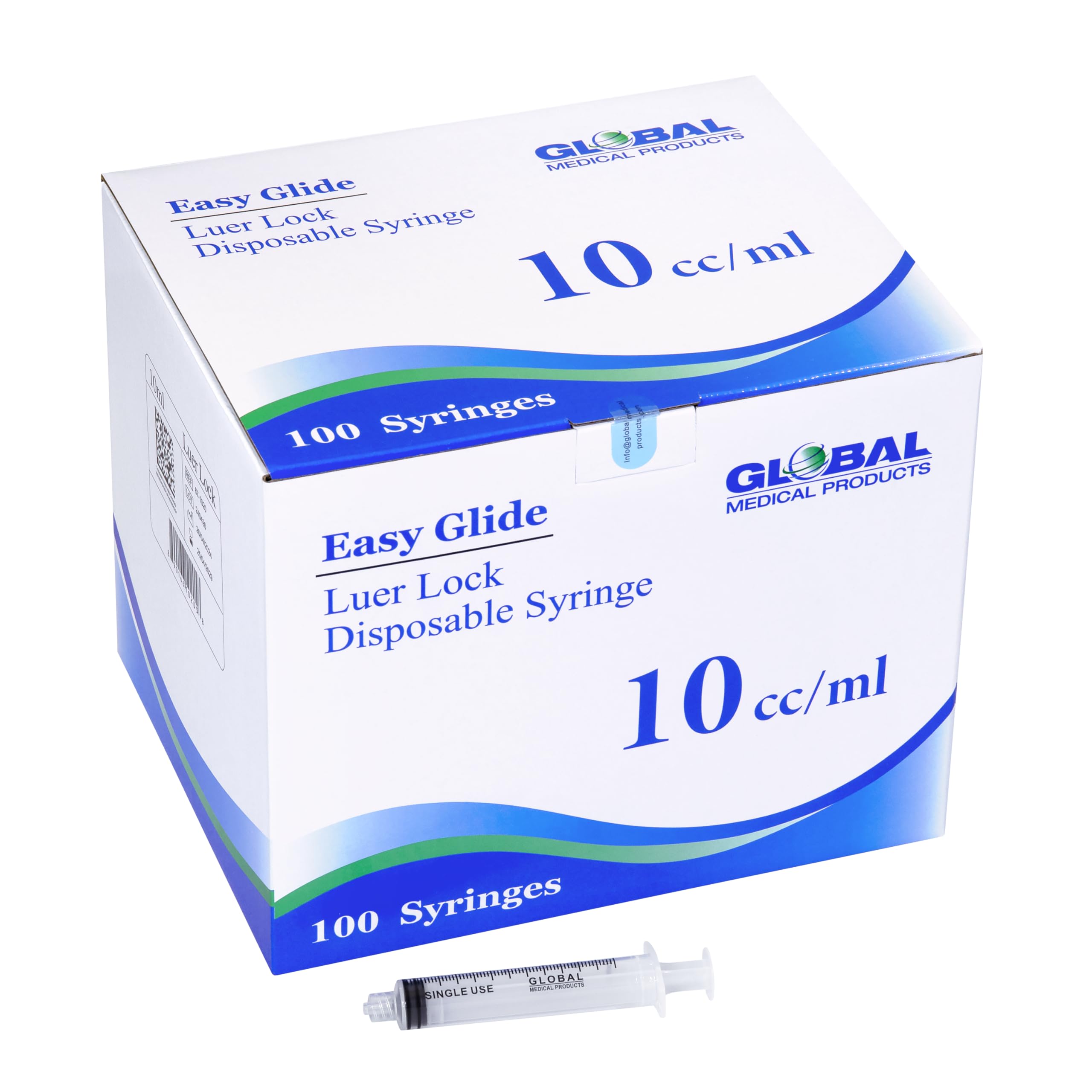 Amazon.com: Easy Glide 10ML Syringe Luer Lock - Sterile - Pack of